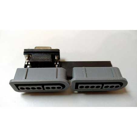 SNES DB9/SNAC splitter for MiSTer (by Antonio Villena)